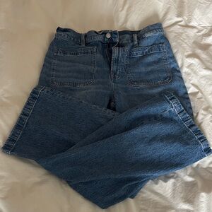 Madewell Women's Flare Jeans in Deep Blue